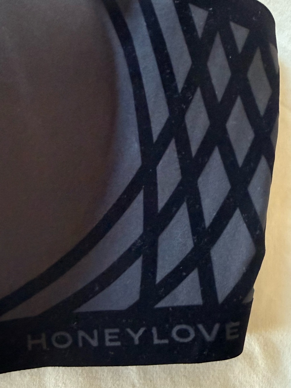 Honeylove Silhouette Wireless Bra Vamp Black 2X 44C NWT - Picture 7 of 8